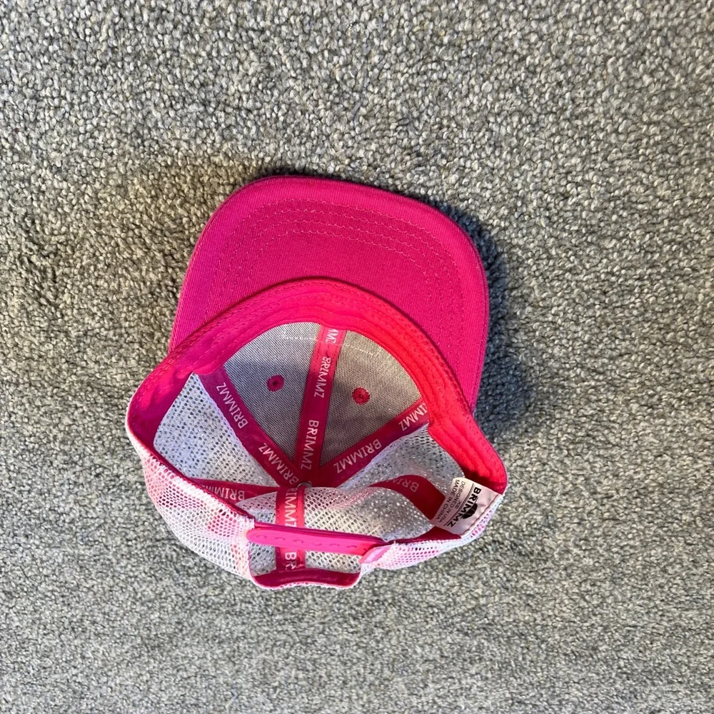 Brimmz hat toddler boy hot pink cap snapback streetwear logo skater biker grunge